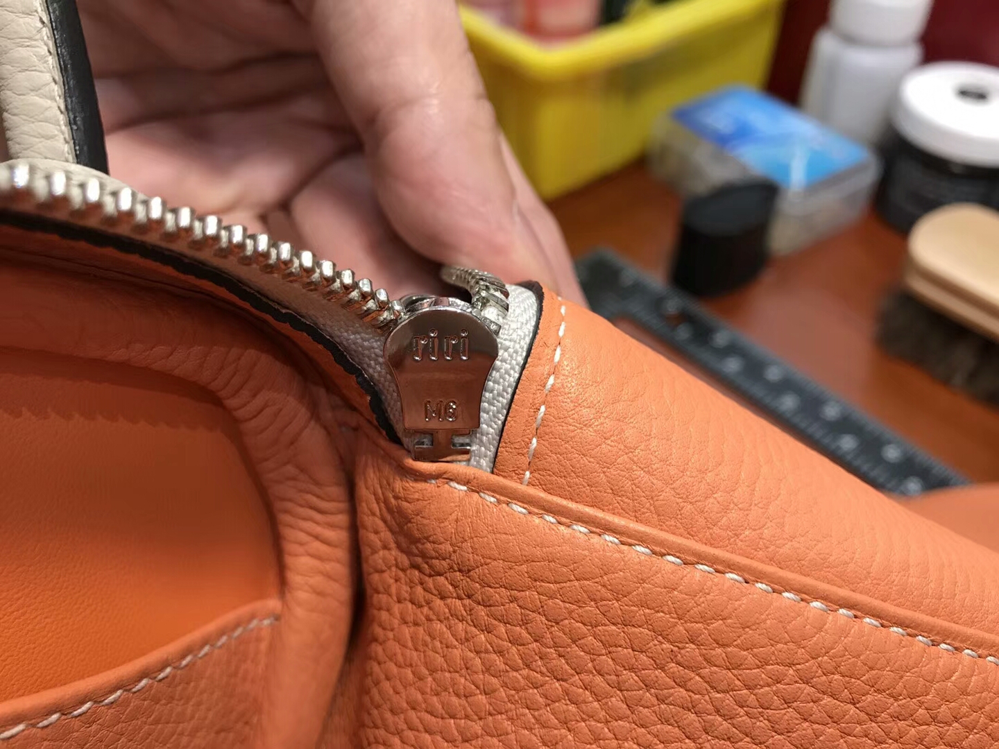 爱马仕 HERMES Lindy 26/30cm 8u 冰川灰 blue glacier 银扣 配全套专柜原版包装