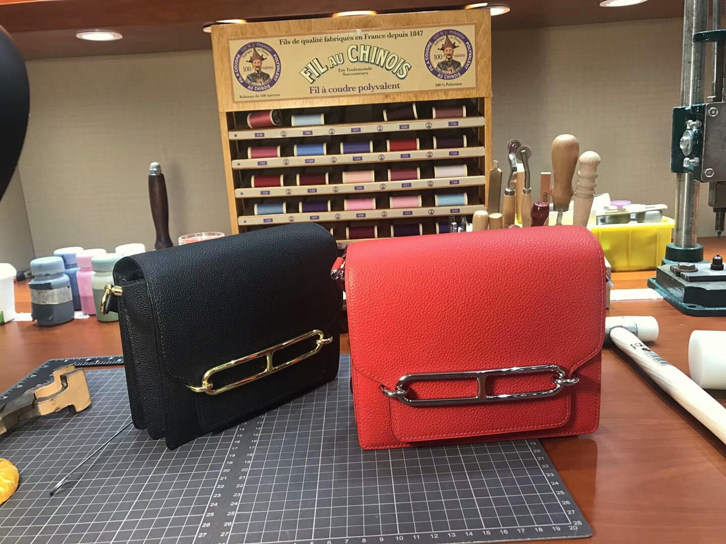 猪鼻子包 Roulis HERMES 爱马仕 BLACK 黑色 配全套专柜原版包装