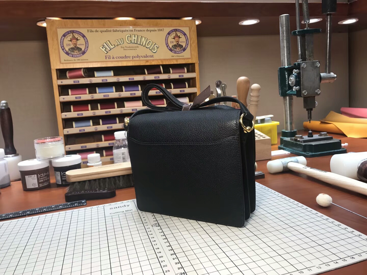 猪鼻子包 Roulis HERMES 爱马仕 BLACK 黑色 配全套专柜原版包装