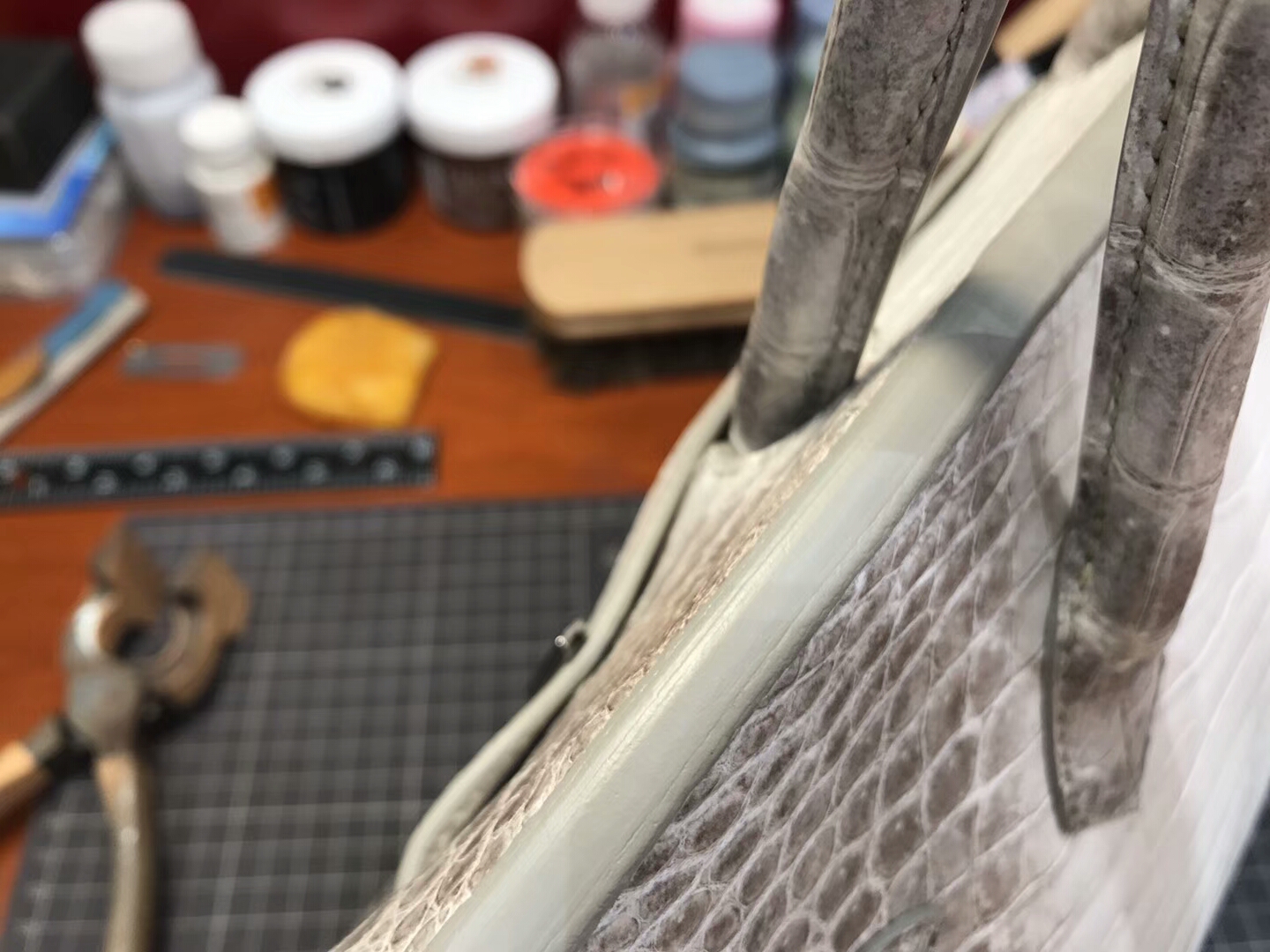 爱马仕 HERMES 铂金包 Birkin 30cm 配全套专柜原版包装 全球发售 鳄鱼喜马拉雅