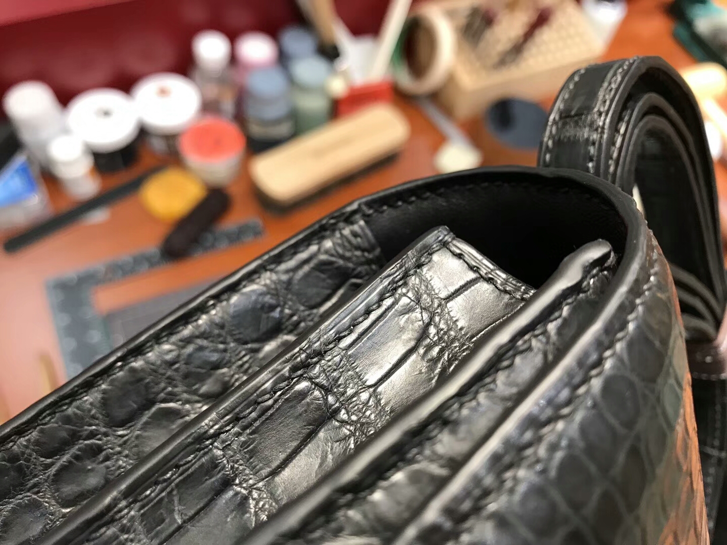 HERMES 爱马仕 空姐包 Constance Kelly  28CM BLACK 黑色 配全套专柜原版包装