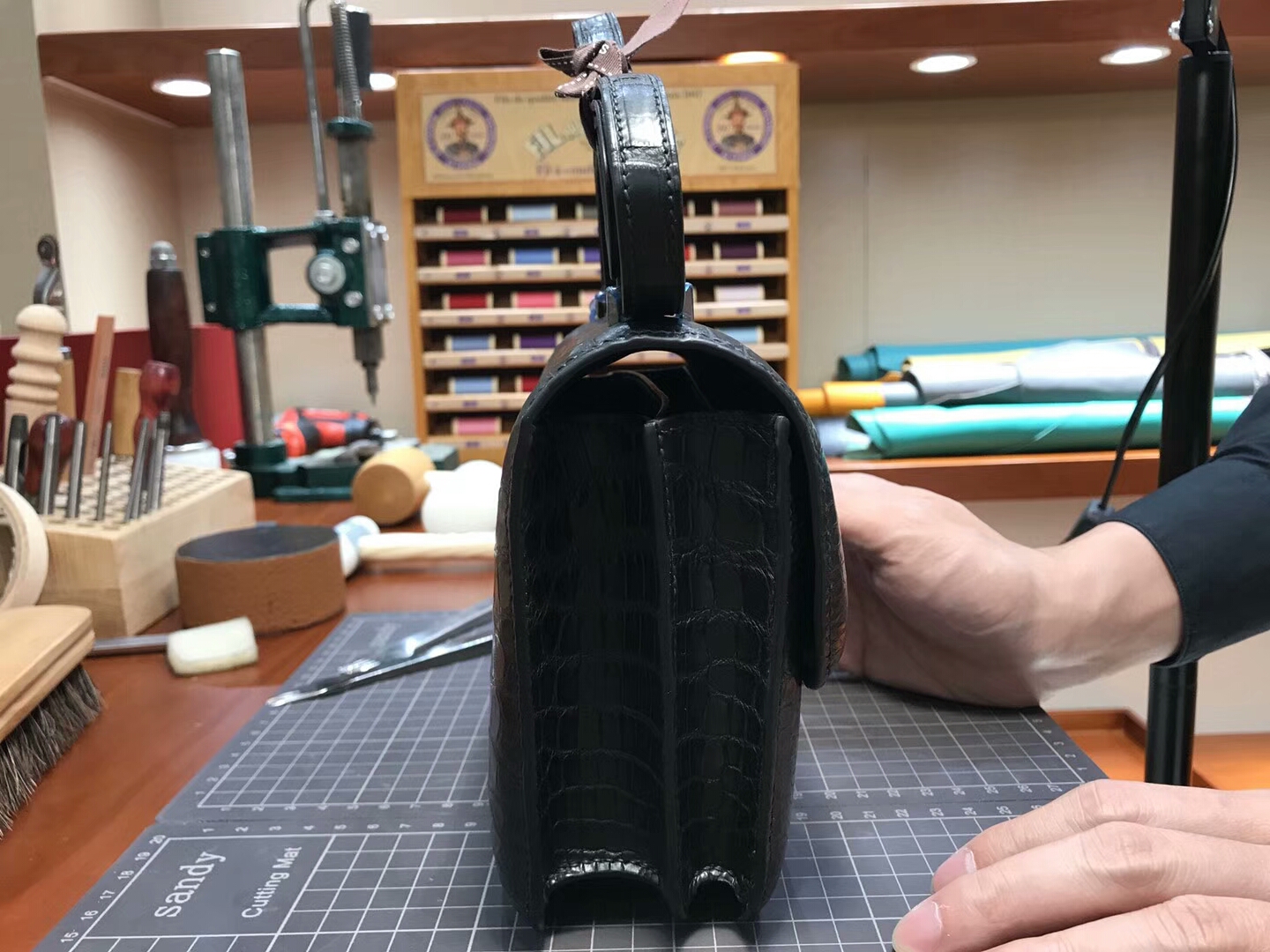 HERMES 爱马仕 空姐包 Constance Kelly  28CM BLACK 黑色 配全套专柜原版包装