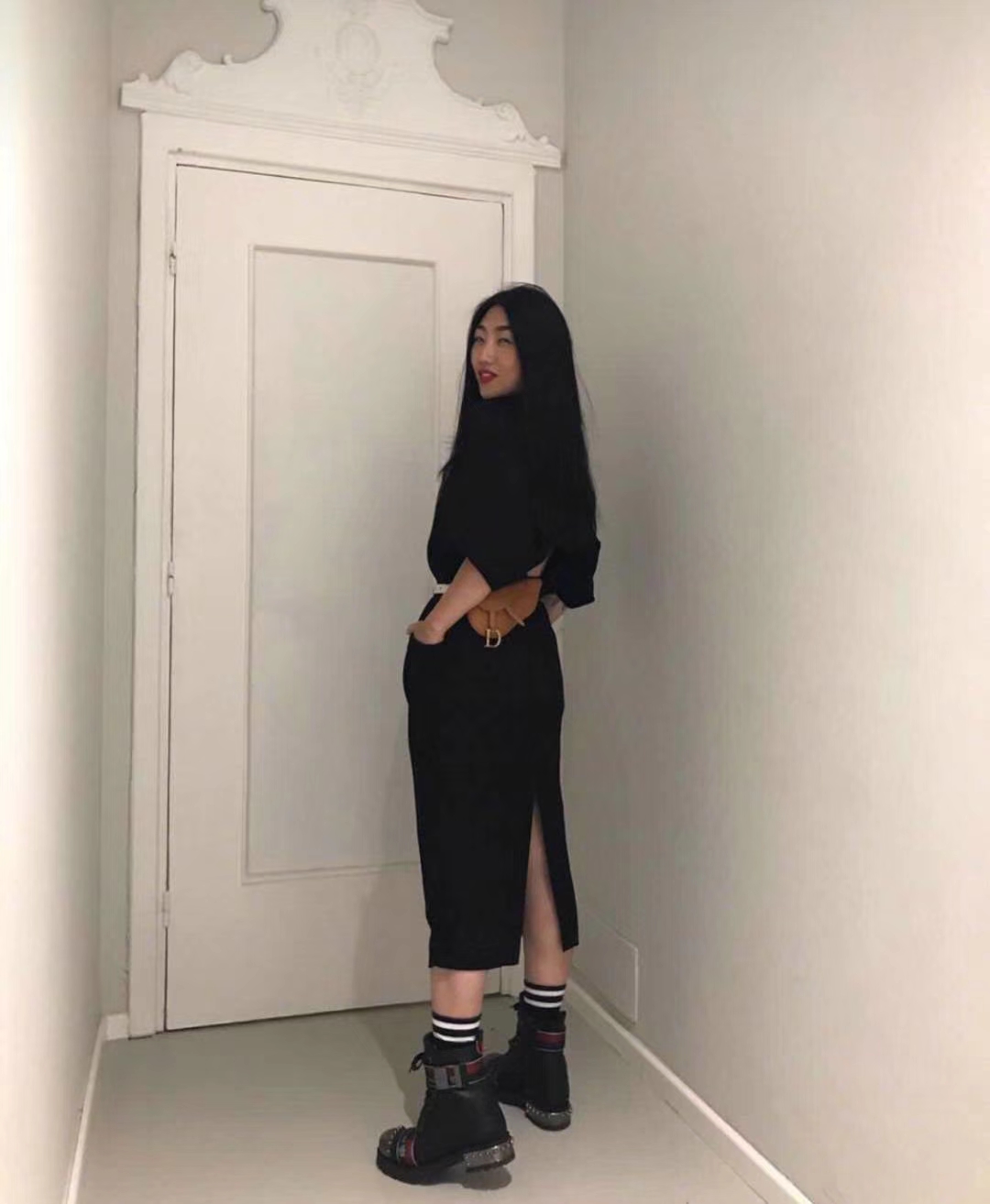 Dior 新款腰包 金棕色 进口头层皮 小巧实用款