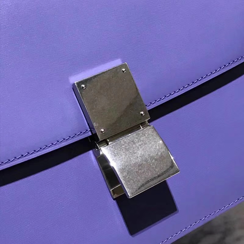 Celine Classic Box 一见倾心的包包 复古 仙女紫 银扣