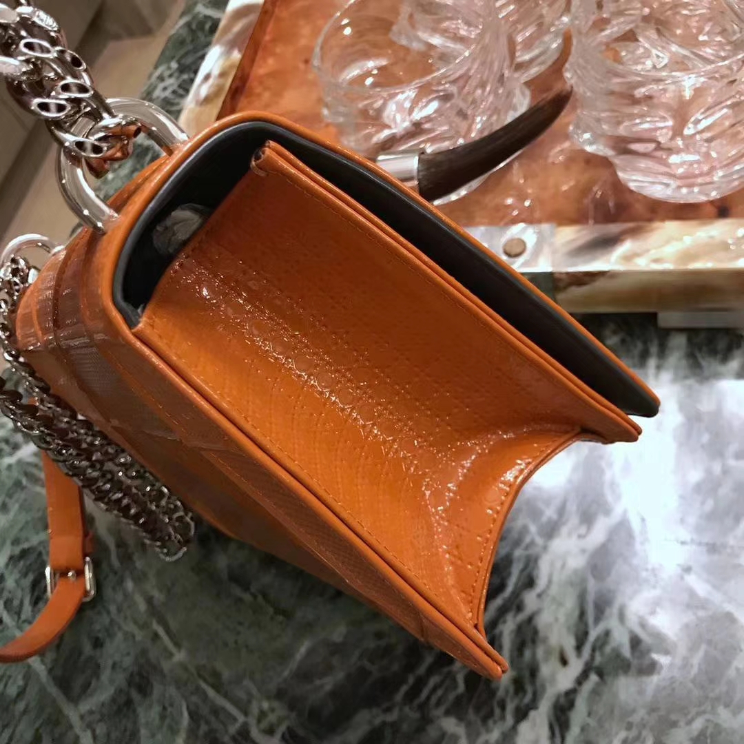 Dior 迪奥 腾格纹 牛皮压花蜜糖棕 25cm