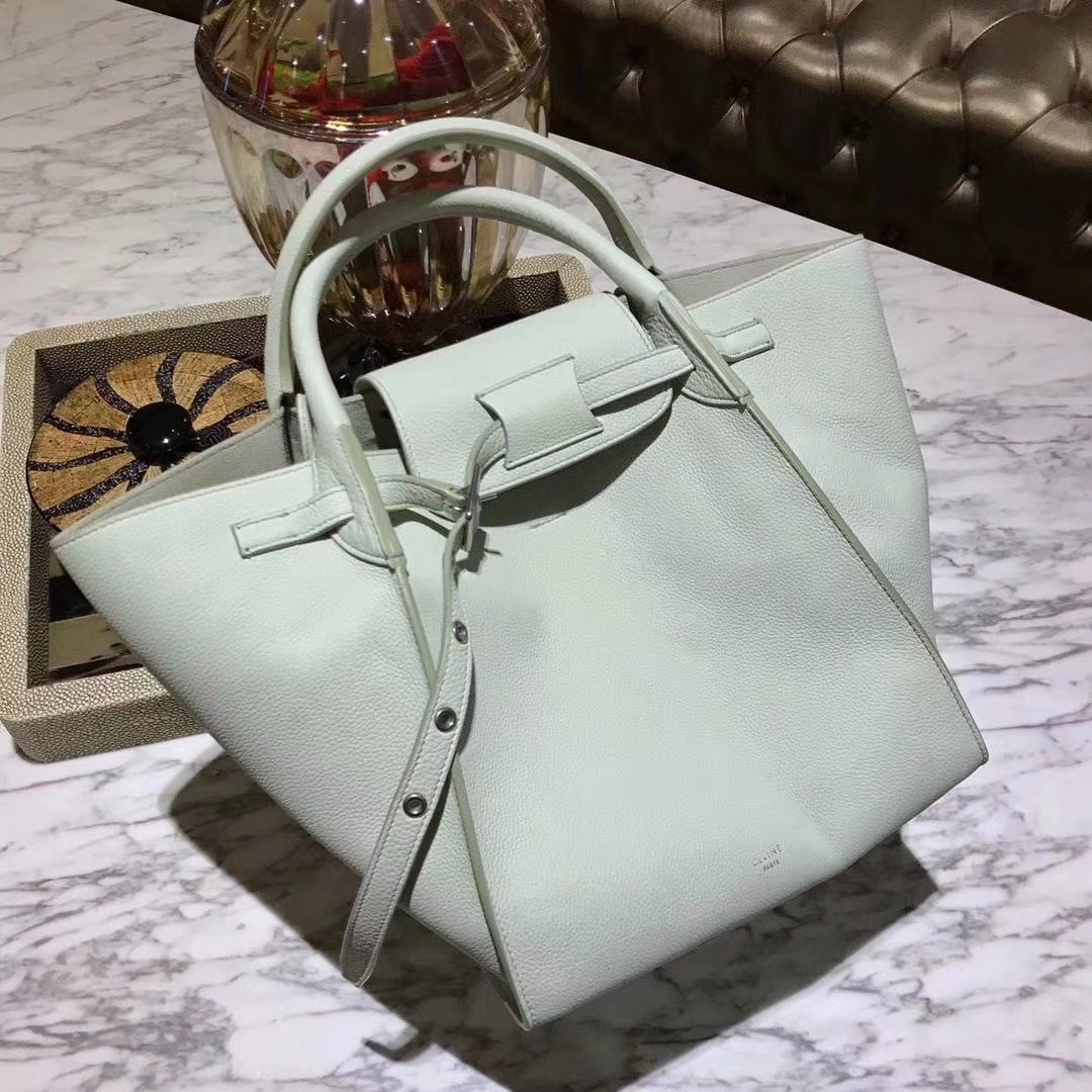 CÉLINE  购物袋   专柜同步发售  中号  24x26x22cm 薄荷绿