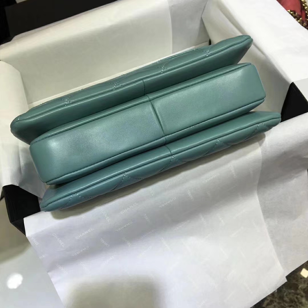 Chanel 香奈儿 Trendy CC 小羊皮 薄荷绿 25cm 浅金扣 现货