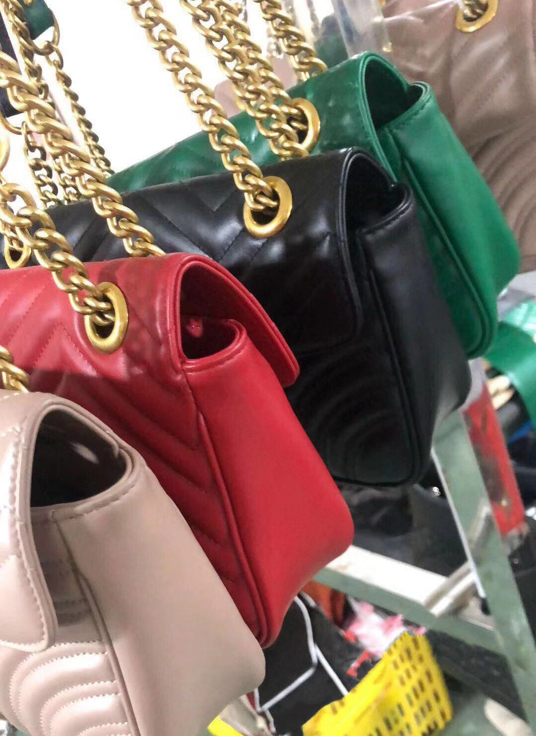 GUCCI官网同步 代购版本 原厂皮料五金打造 工艺一流 26cm 