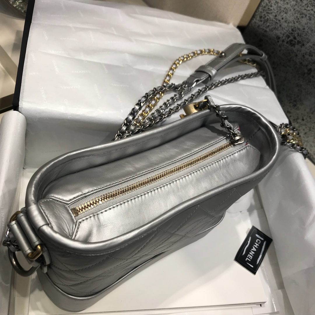 Gabrielle 顶级代购版本 20cm 原厂树膏皮 银色 特殊渠道原厂皮