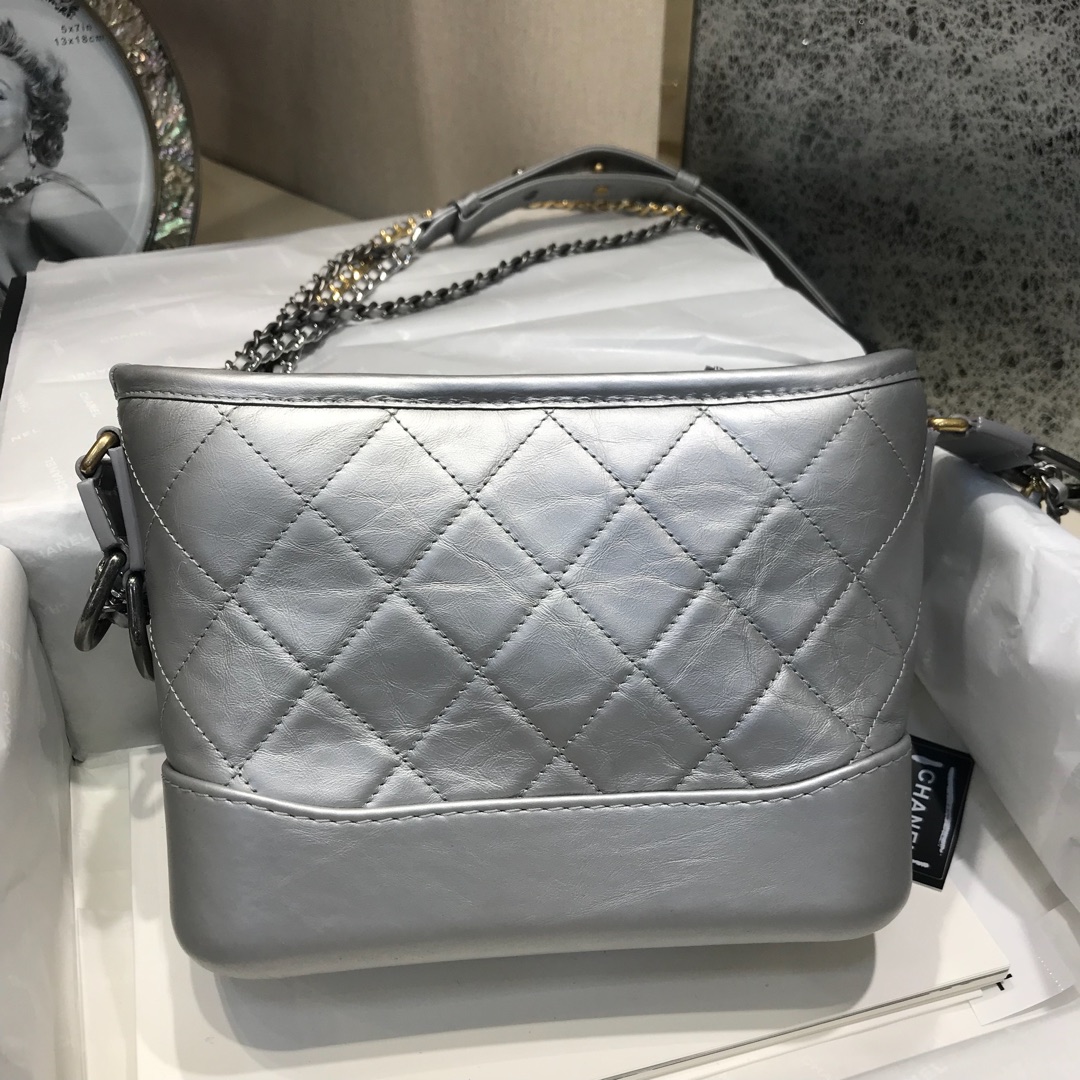 Gabrielle 顶级代购版本 20cm 原厂树膏皮 银色 特殊渠道原厂皮