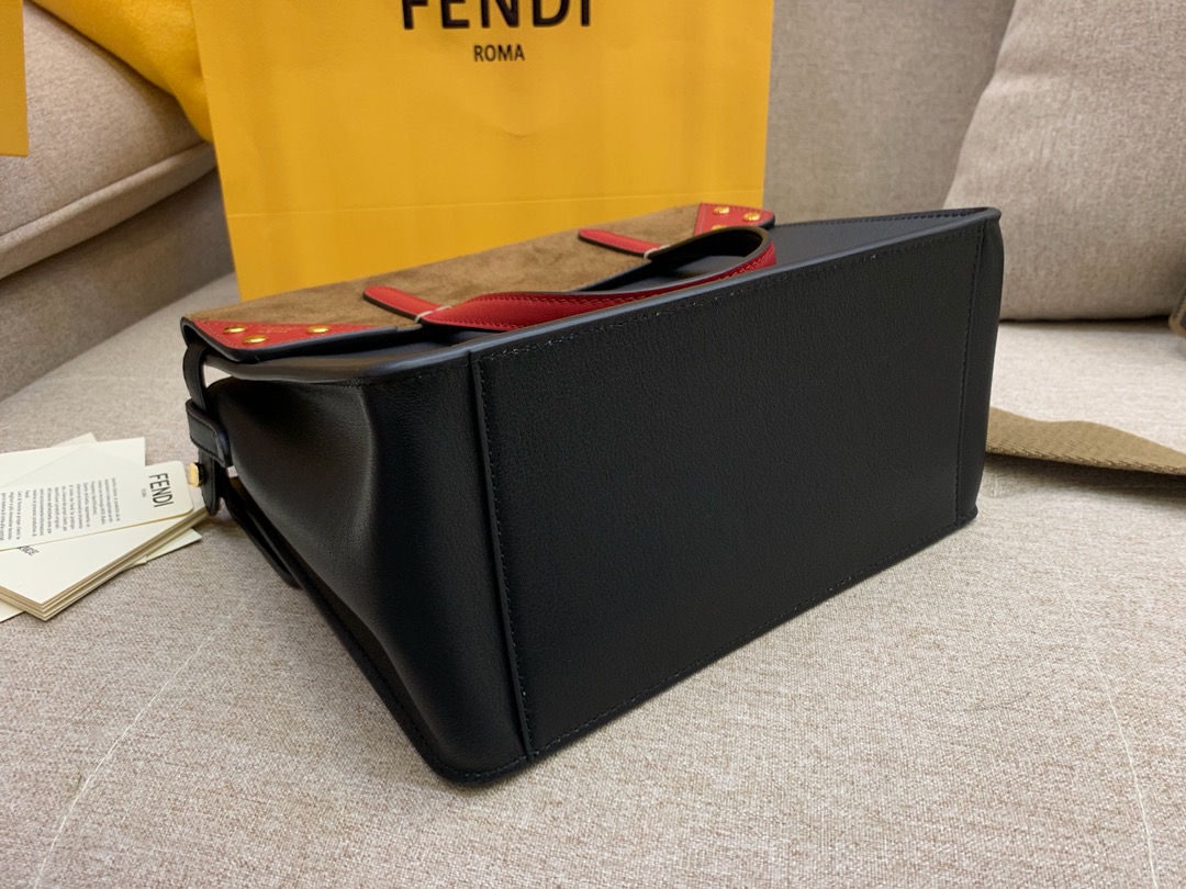 Fendi 芬迪 小号现货 Flip 手袋 25cm 8906 手提斜挎两用