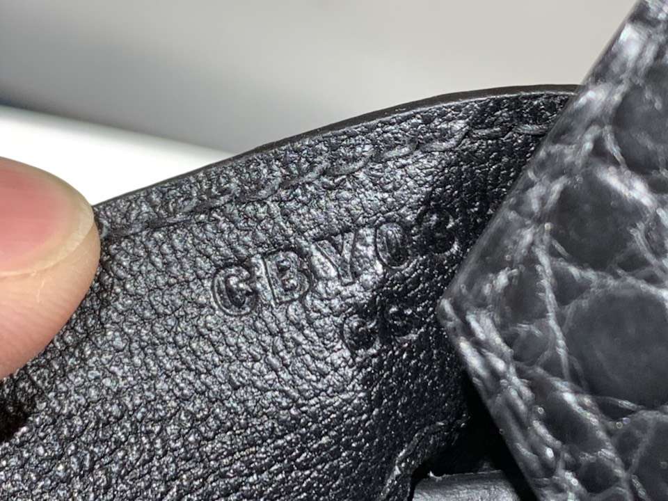 HERMES 爱马仕 Brikin 25cm 鳄鱼皮 黑色 现货