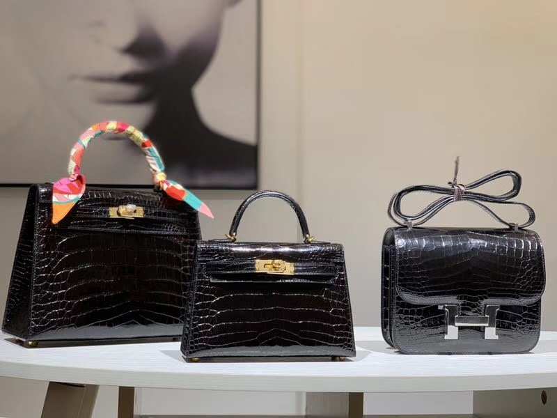HERMES MiniKelly 1 kellycut  kelly 25  Constance 19CM Birkin 25CM 鳄鱼皮 现货