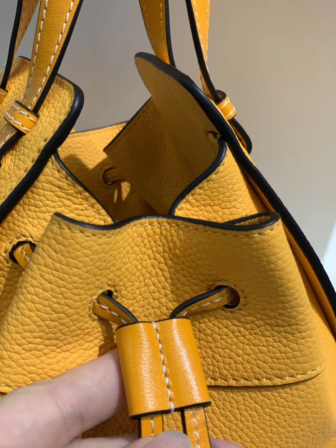 Loewe 迷你hammock 吊床包 手提包 橘黄