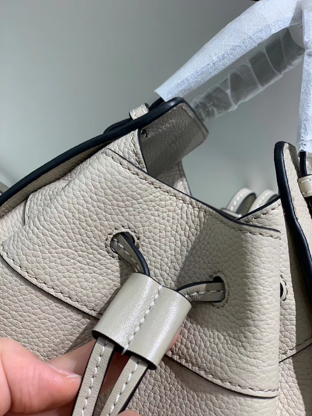 Loewe 迷你hammock 吊床包 手提包 大象灰