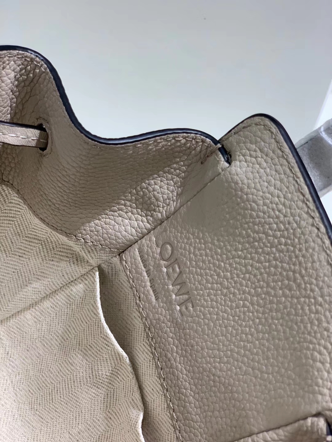 Loewe 迷你hammock 吊床包 手提包 大象灰