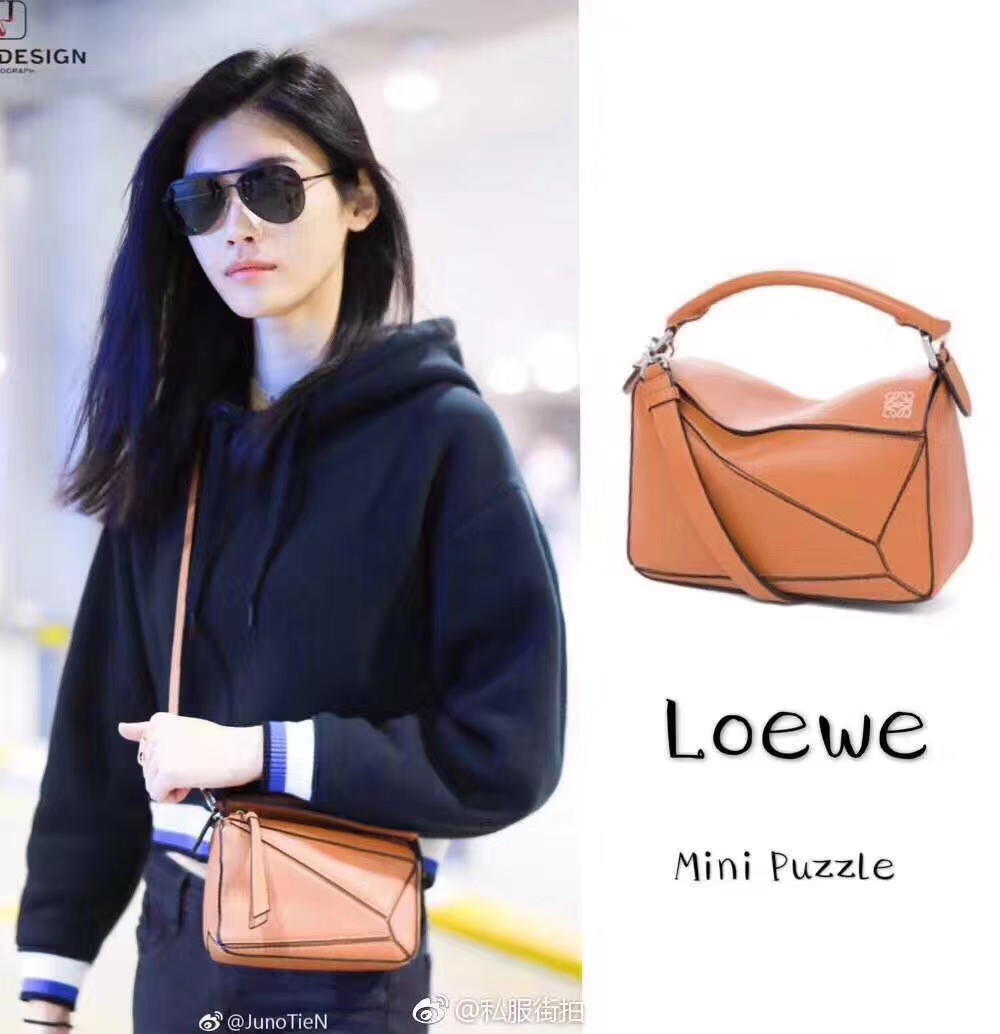 Loewe puzzle 迷你 超级跑量款 2019新色 焦糖色