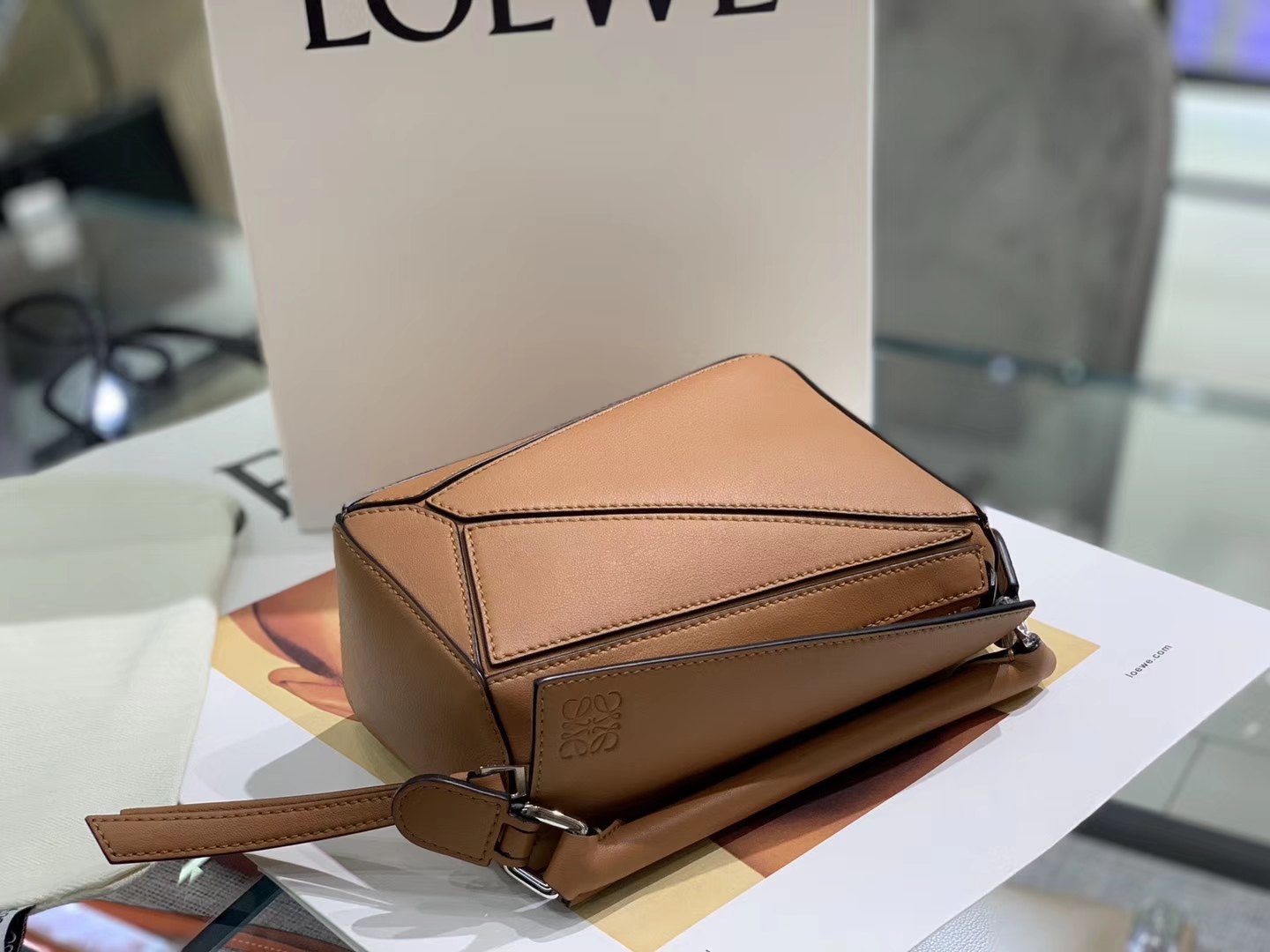 Loewe puzzle 迷你 超级跑量款 2019新色 焦糖色