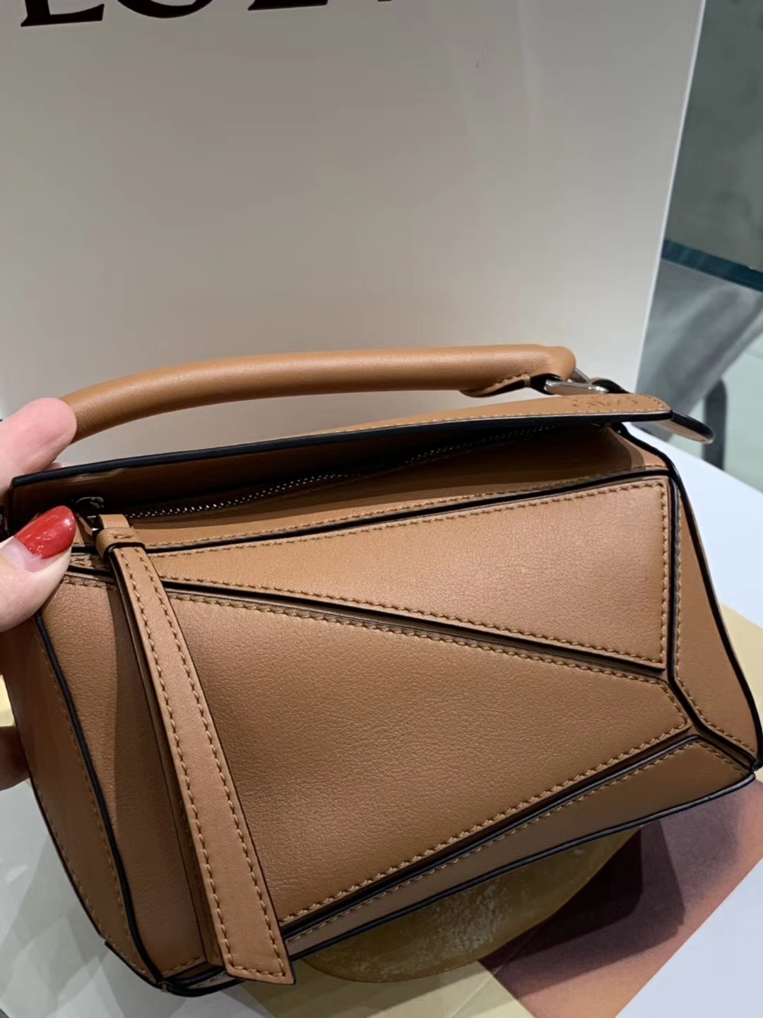 Loewe puzzle 迷你 超级跑量款 2019新色 焦糖色
