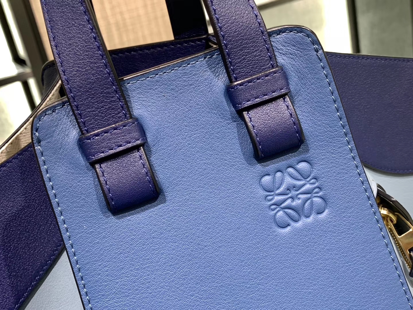 Loewe hammock 吊床包 新色 蓝拼 六种背法