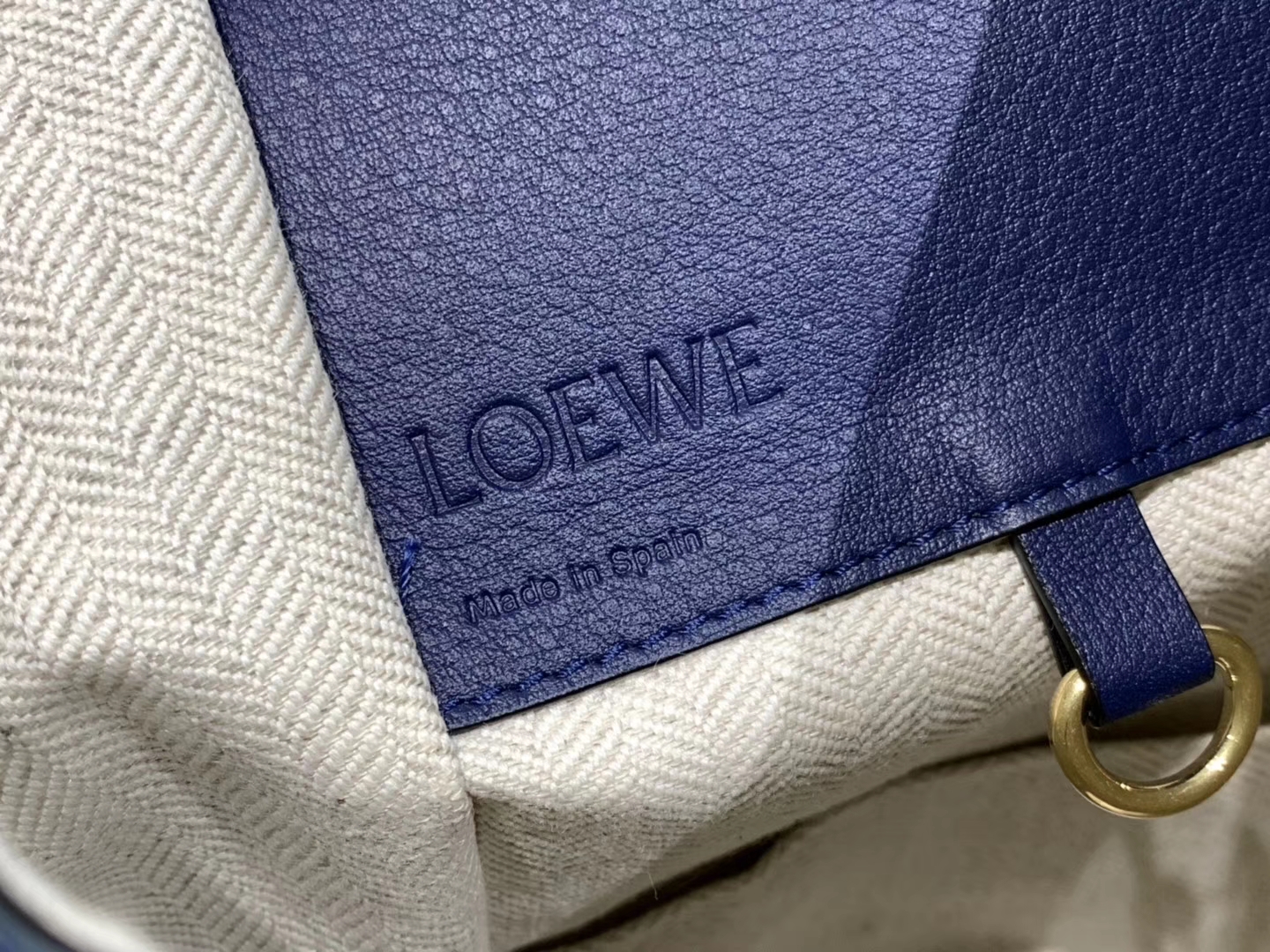 Loewe hammock 吊床包 新色 蓝拼 六种背法
