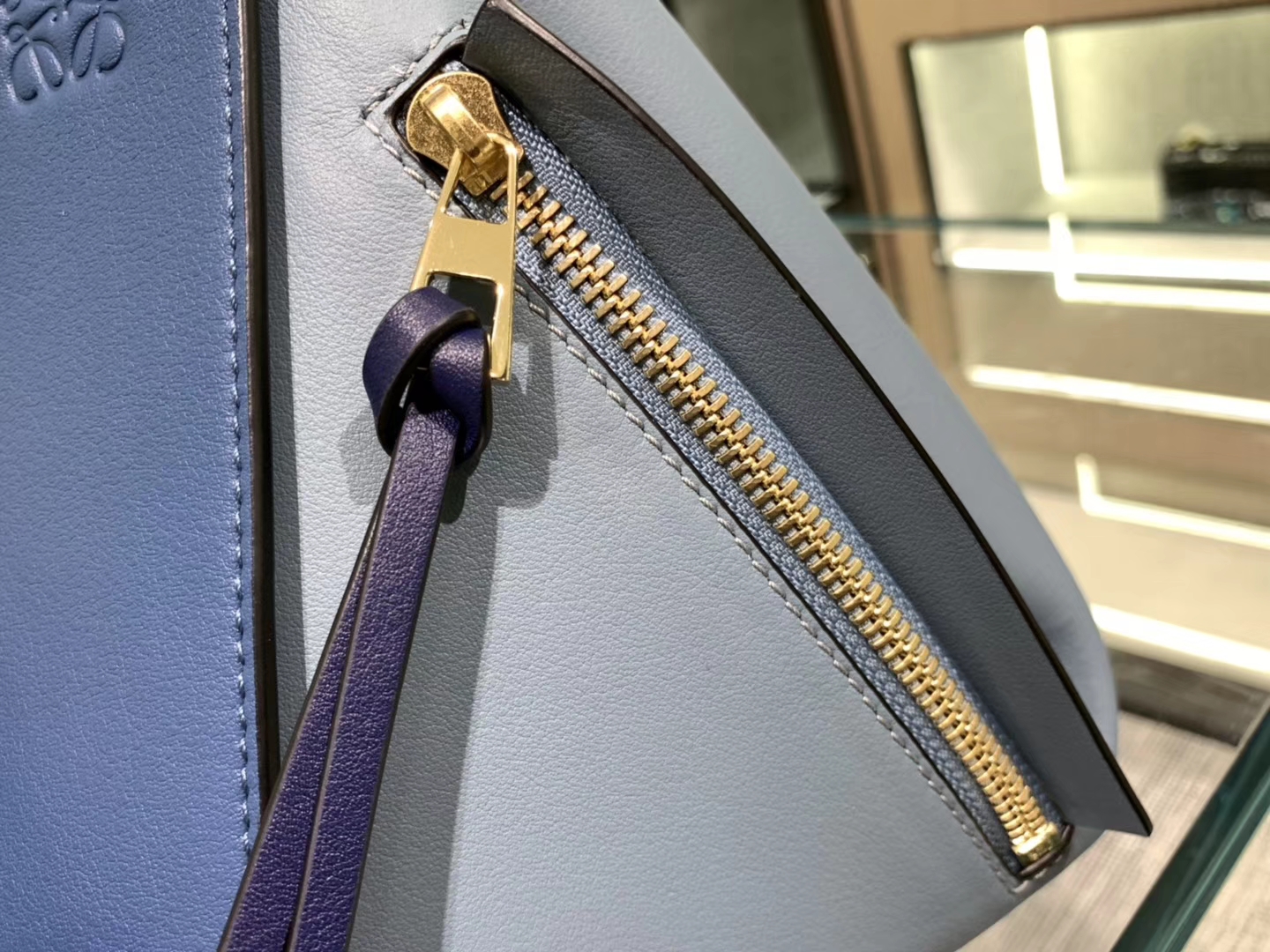 Loewe hammock 吊床包 新色 蓝拼 六种背法