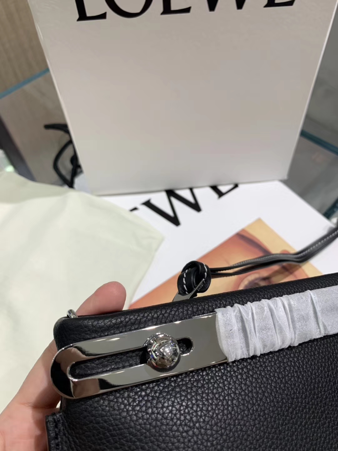 Loewe 罗意威 新款手柄 黑色 官网同步 原厂皮料五金制定