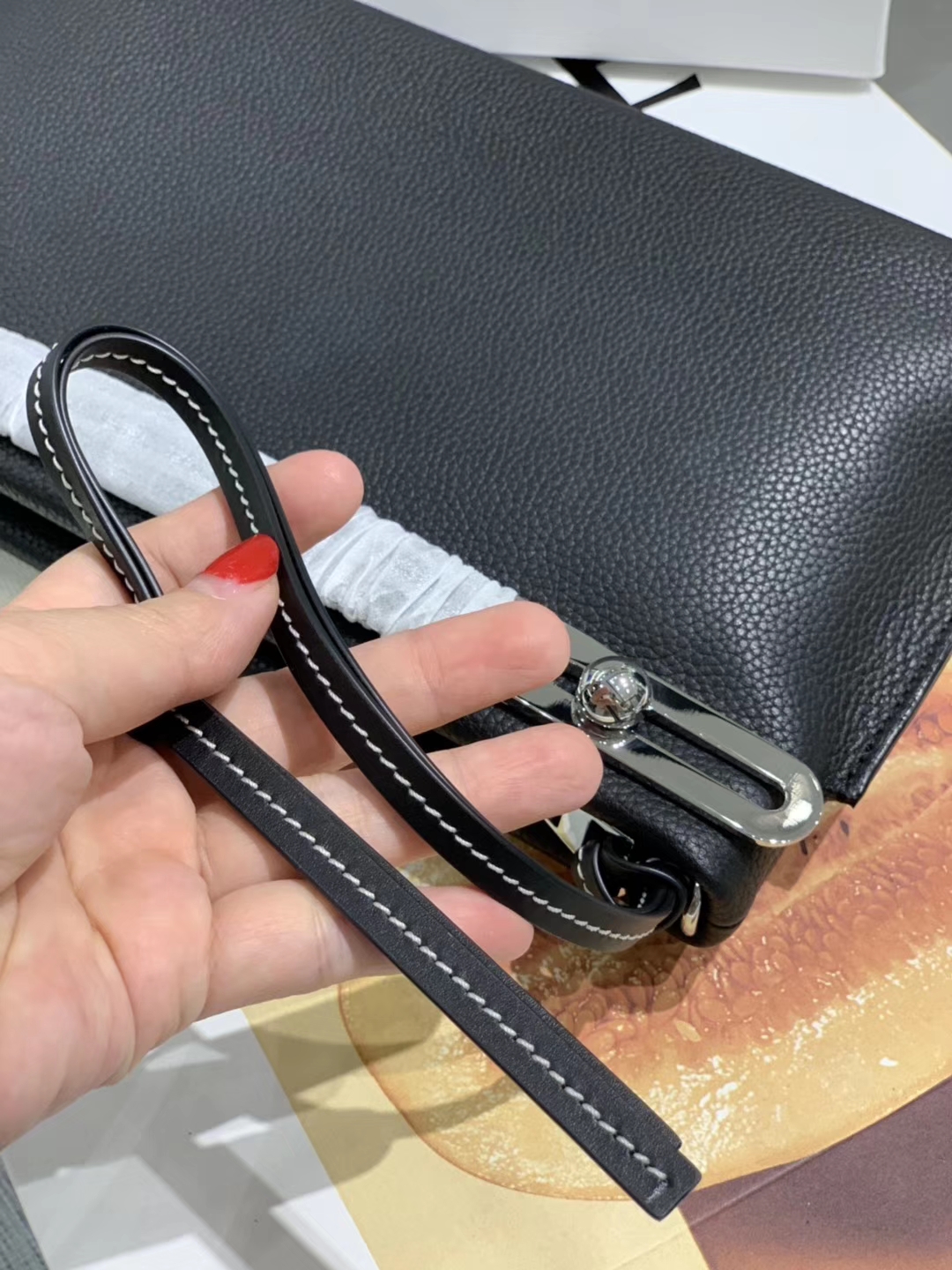 Loewe 罗意威 新款手柄 黑色 官网同步 原厂皮料五金制定