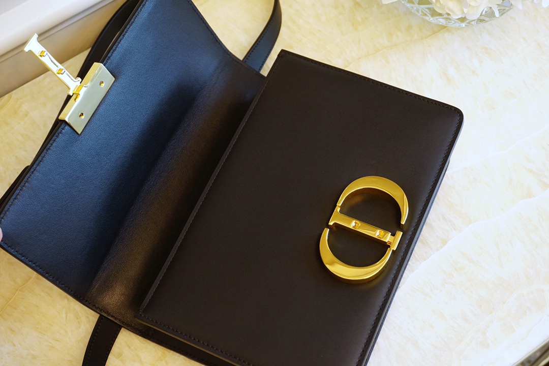 Dior 蒙田 经典黑色 进口原厂头层牛皮 24K五金 代工厂出货