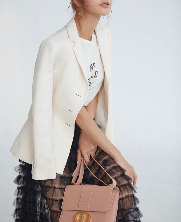 Dior 迪奥 蒙田女包 ZP打版开发 代购版 裸粉色 高级优雅风