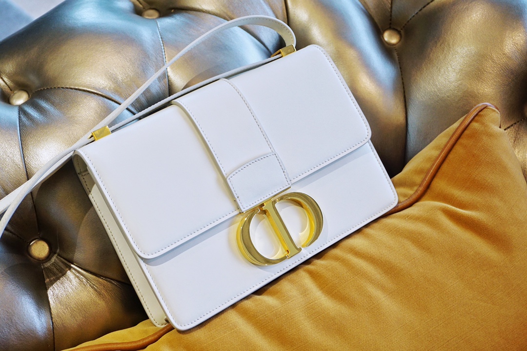 Dior 迪奥 蒙田女包 意大利原厂皮 定制五金 走线工整 白色