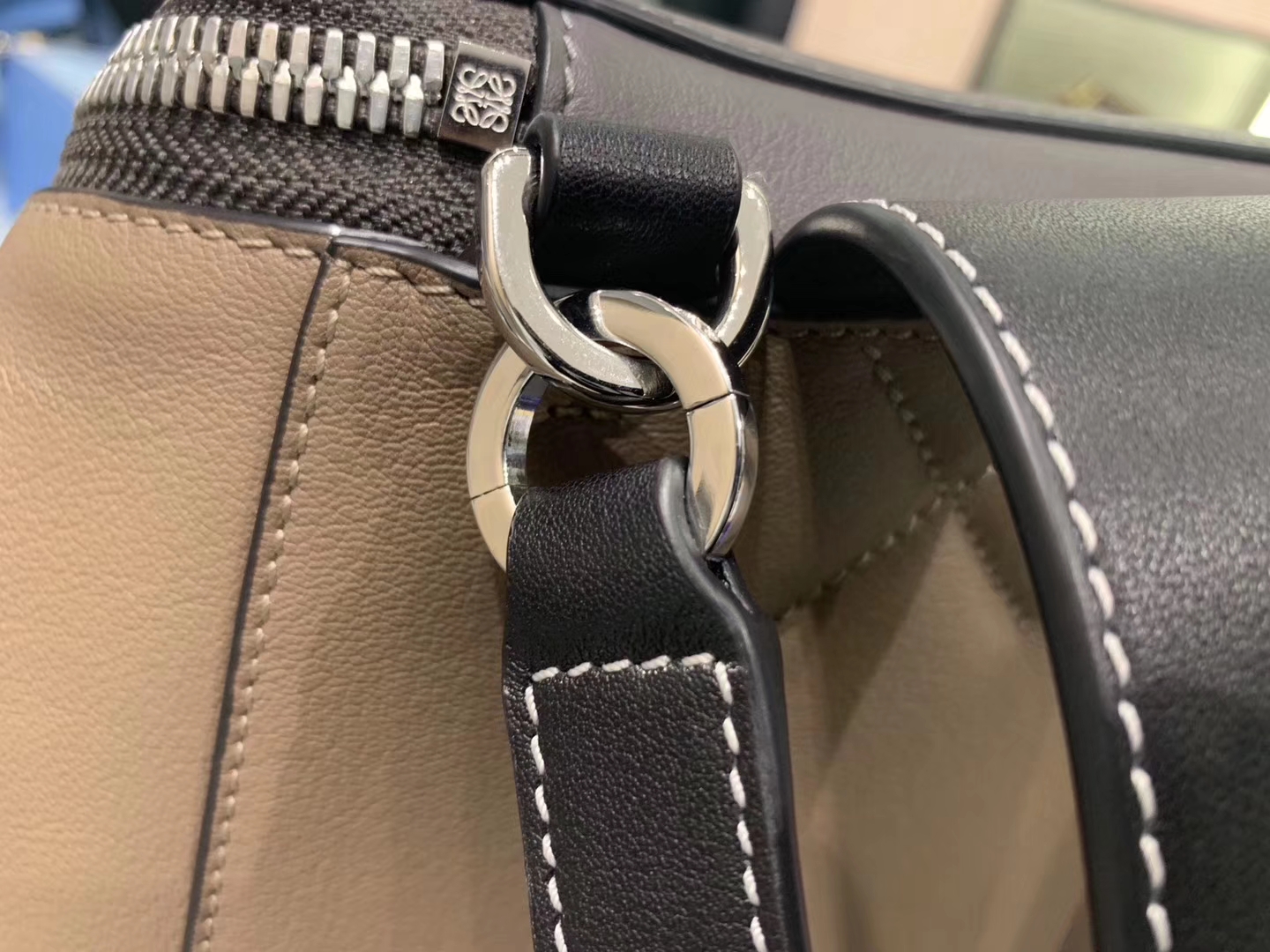 Loewe 罗意威 大背包 褐灰色 代购版本 大容量