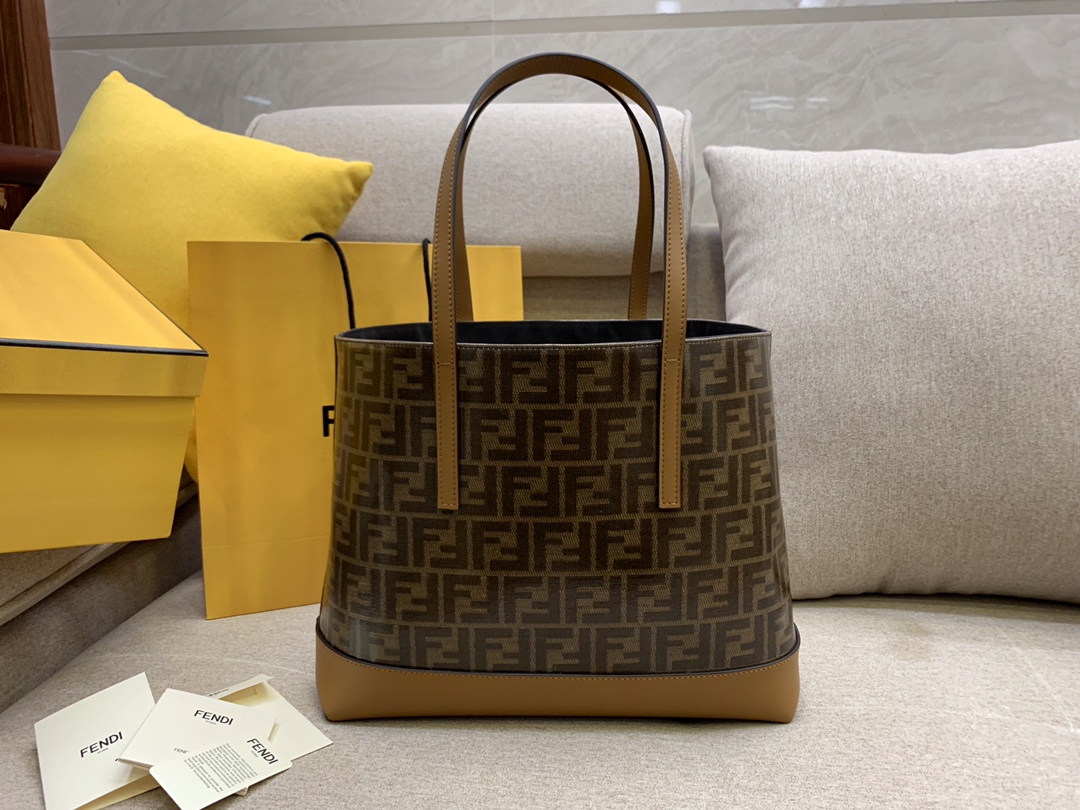 FENDI官网 购物袋 双手柄手提袋  实用百搭 38x18x13cm 8833