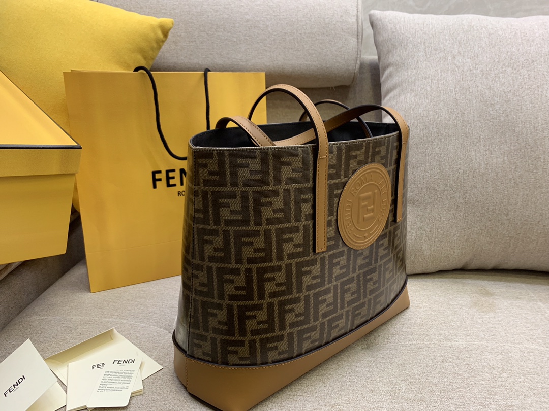 FENDI官网 购物袋 双手柄手提袋  实用百搭 38x18x13cm 8833